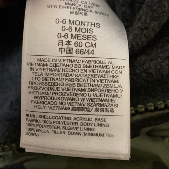 Brand New Baby GAP Winter Jacket - Picture 6 of 9